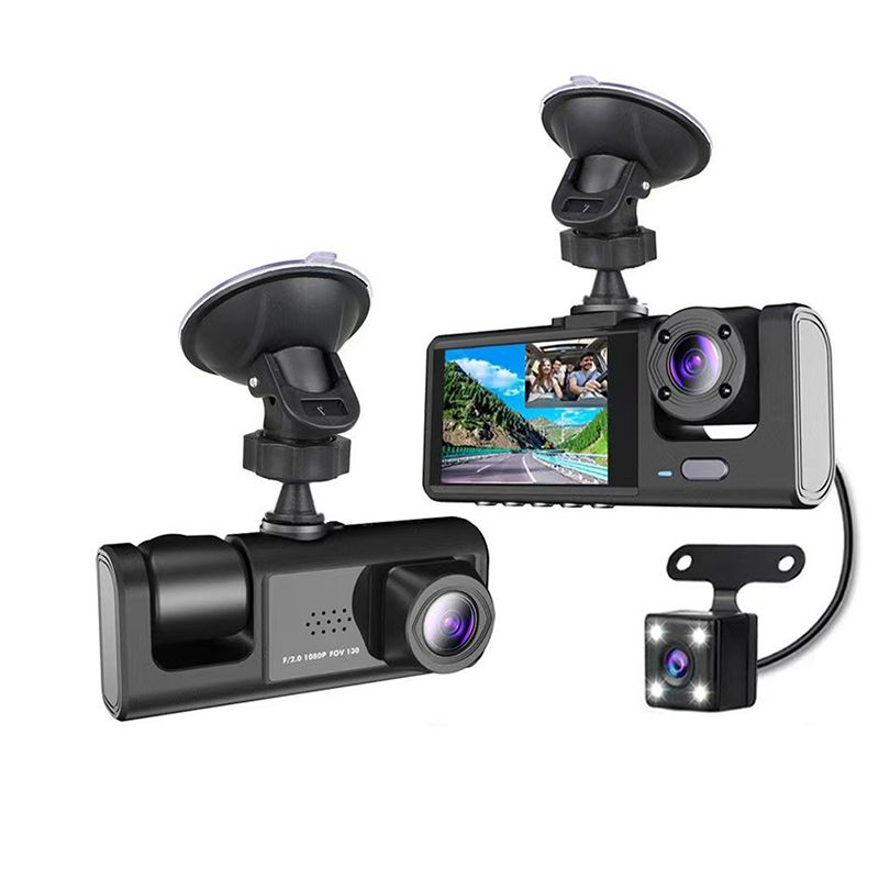 3 Channel Recording Dashcam